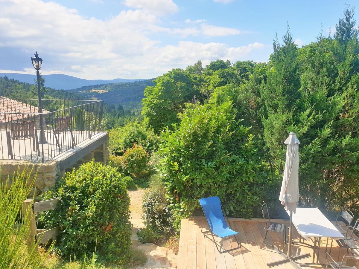Le Petit Rias Gite Soleil Saint Maurice en Chalencon Bagian luar foto