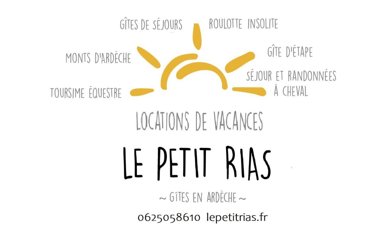 Le Petit Rias Gite Soleil Saint Maurice en Chalencon Bagian luar foto