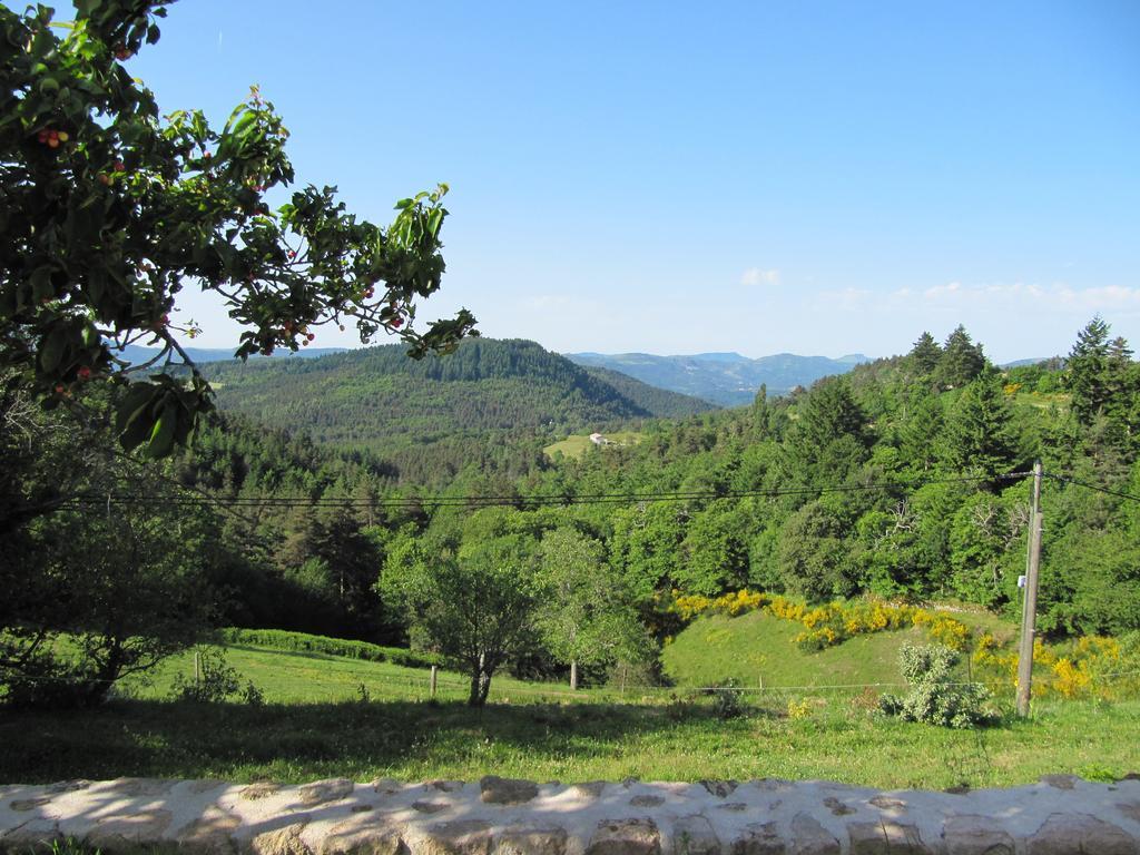 Le Petit Rias Gite Soleil Saint Maurice en Chalencon Bagian luar foto